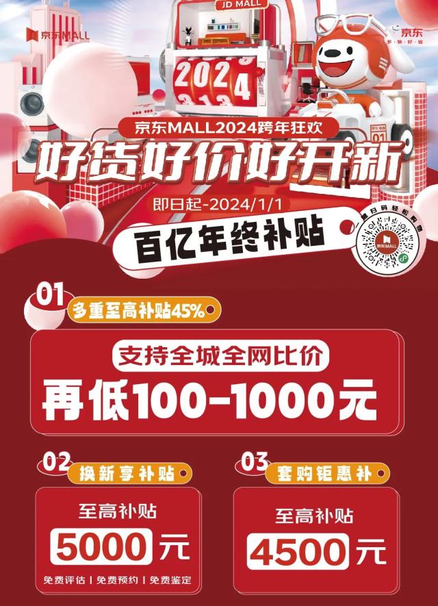 20231228-【新聞稿】到店再享95折、套購立減等優惠來襲 京東MALL九城聯動打造跨年購物盛宴
